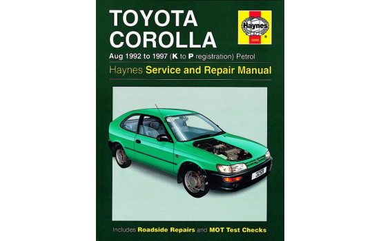 Haynes Workshop manual Toyota Corolla petrol (1992-1997)