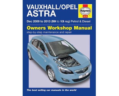 Haynes Workshop manual Vauxhall / Opel Astra (Dec 2009-2013)