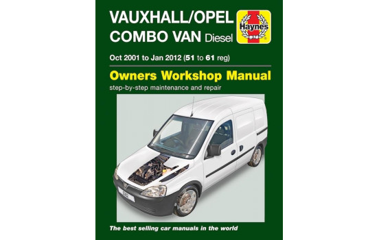 Haynes Workshop manual Vauxhall / Opel Combo Van diesel (Oct 2001 to Jan 2012)