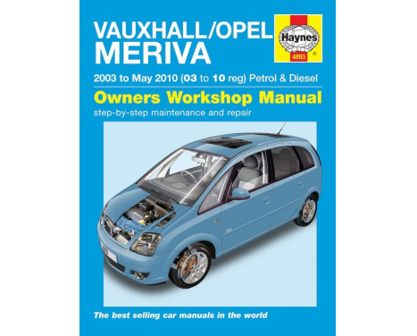 Haynes Workshop manual Vauxhall / Opel Meriva gasoline & diesel (2003-May 2010)