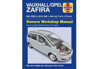 Haynes Workshop Manual Vauxhall/Opel Zafira Petrol & Diesel (March 2009-2014)