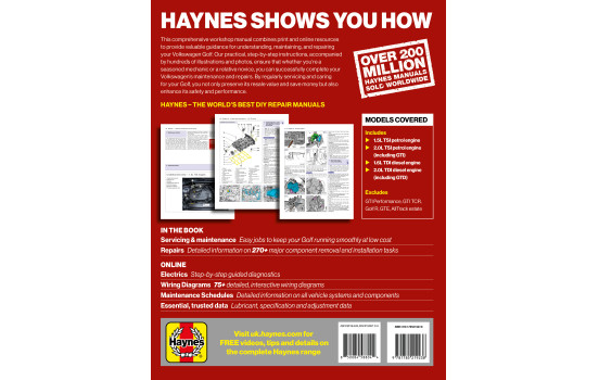 Haynes Workshop Manual Volkswagen Golf (2017-2021), Image 2