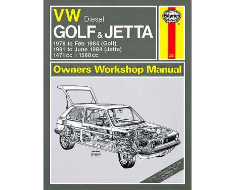 Haynes Workshop manual VW Golf & Jetta Mk 1 Diesel (1978-1984) classic reprint