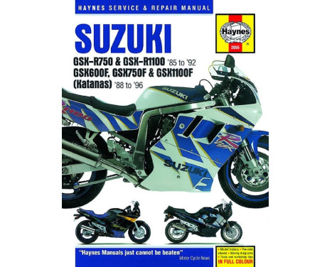 Suzuki GSX-R750 & GSX-R1100 (85-92), GSX600F, GSX750F & GSX1100F Katanas (88-96)