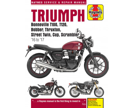 Triumph Bonneville T100, T120, Bobber, Thruxton, Street Twin, Cup & Scrambler (16 - 17)