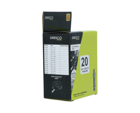 Dresco Inner Tube 20 x1,50-2,50 (40/62-406) Dunlop 40 mm