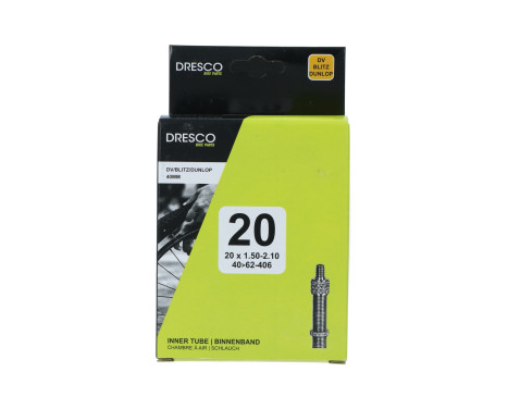 Dresco Inner Tube 20 x1,50-2,50 (40/62-406) Dunlop 40 mm, bild 5