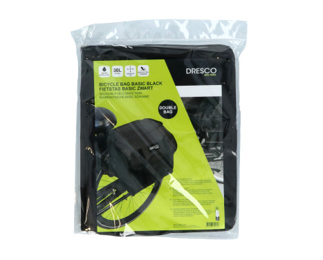 Dresco Dubbel Cykelväska Basic Svart 30 Liter, bild 4