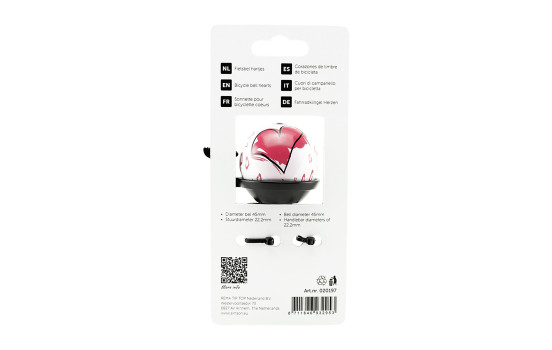 Simson Cykel Bell Hearts, bild 2