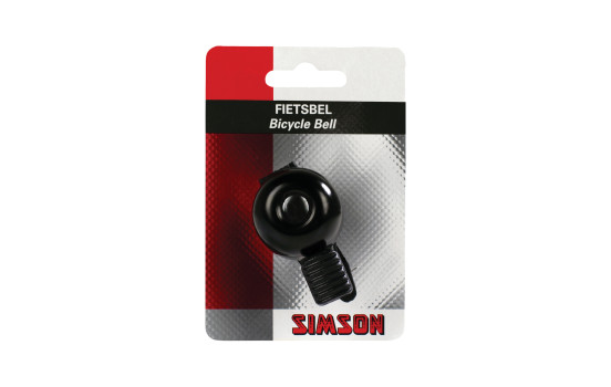 Simson cykelklocka Mini 32mm svart, bild 2