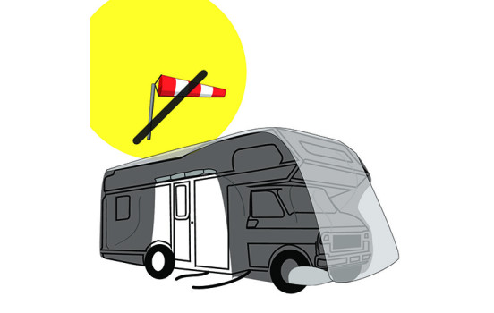Pro-Tekt vattentätt och andningsbart husbilsöverdrag L610 x B238 x H270 cm, bild 3