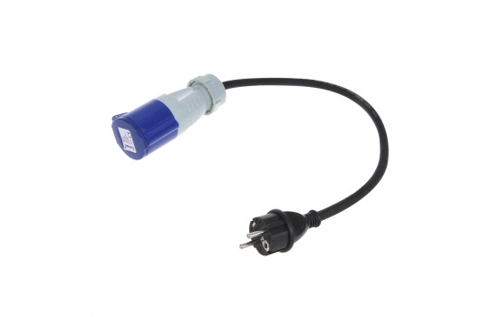 Adapterkabel 40cm från Schuko-kontakt till CEE