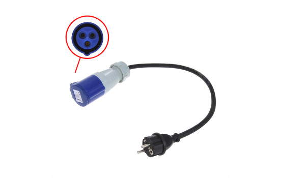 Adapterkabel 40cm från Schuko-kontakt till CEE, bild 2