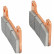 Bromsbeläggssats, skivbroms, miniatyr 3