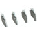 Bromsbeläggssats, skivbroms, miniatyr 3
