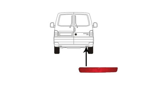 Reflector trasero derecho modelo hasta 5/2012, Imagen 2
