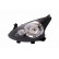 Faro izquierdo + motor eléctrico 20-0762-15-2 TYC