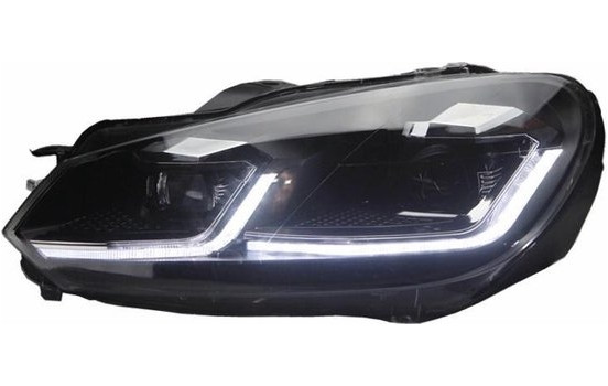 Juego de faros delanteros compatibles con Volkswagen Golf VI 2008-2012, Imagen 2