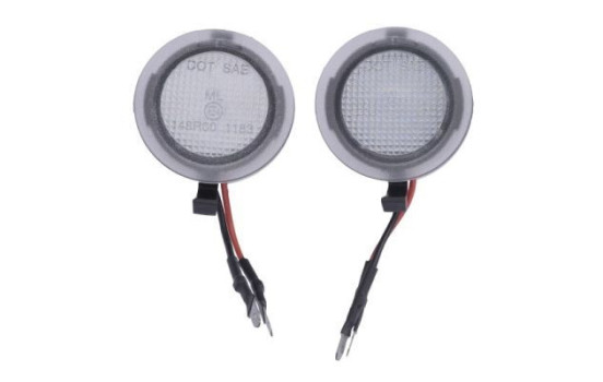 Luz ambiental, espejo exterior