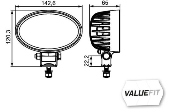 Cable ovalado Werkl LED VF 10-30 V de 500 mm, Imagen 3