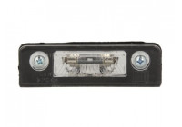 Lámpara de matrícula