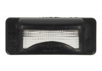 Lámpara de matrícula