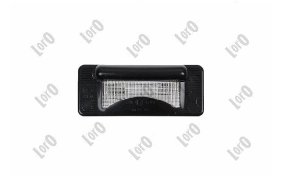 Lámpara de matrícula