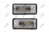 Lámpara de matrícula