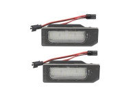 Lámpara de matrícula