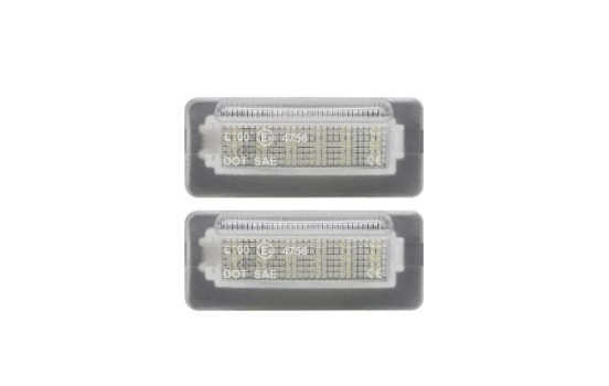 Lámpara de matrícula