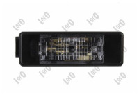 Lámpara de matrícula