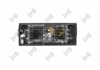 Lámpara de matrícula