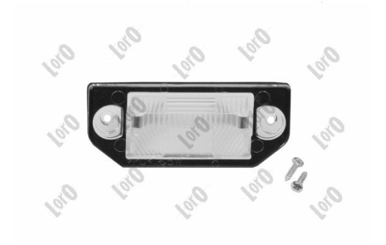 Lámpara de matrícula