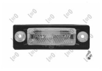 Lámpara de matrícula