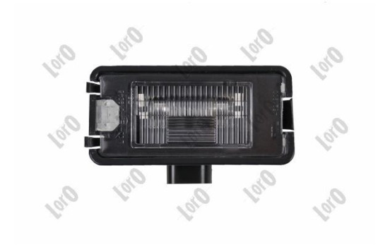 Lámpara de matrícula