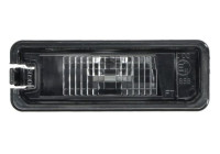 Lámpara de matrícula