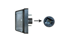 Luz de matrícula 1650939 Van Wezel