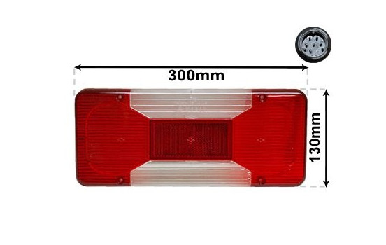 Luz trasera derecha Pick-Up 2815926 Van Wezel, Imagen 2