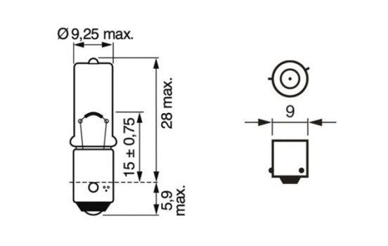 Bosch H6W, 12 V, 6 W, Imagen 6
