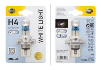 Luz blanca Hella H4, 12V60/55W