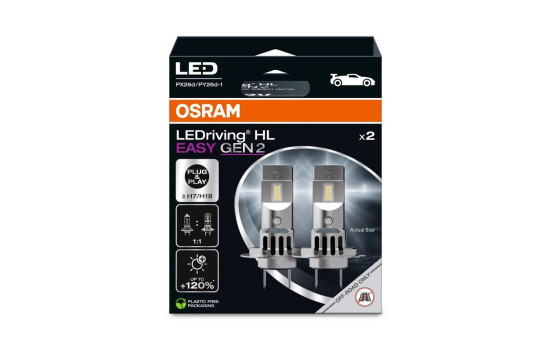 Osram LEDriving HL EASY GEN 2 H7/H18 - 2 piezas