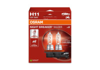 Osram Night Breaker Silver 12V H11 55W - 2 piezas