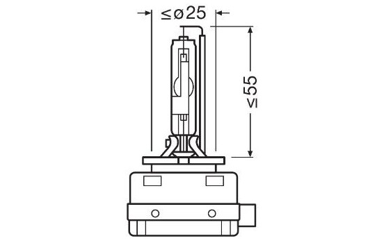 Lámpara de xenón Osram Original Xenarc D1R (4100k), Imagen 4
