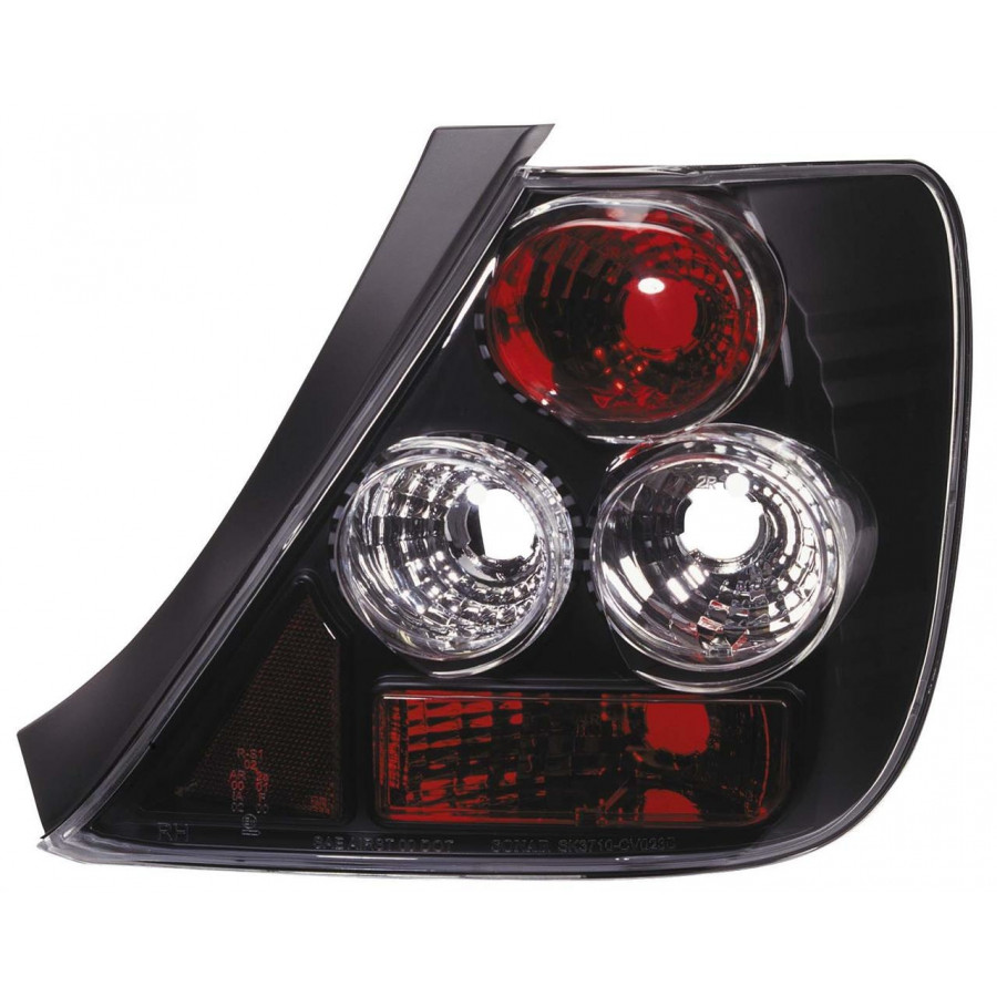 Set Kit de feux arrière Honda Civic HB 3 Portes 2001-2005 - JDM Noir DL HOR18J AutoStyle