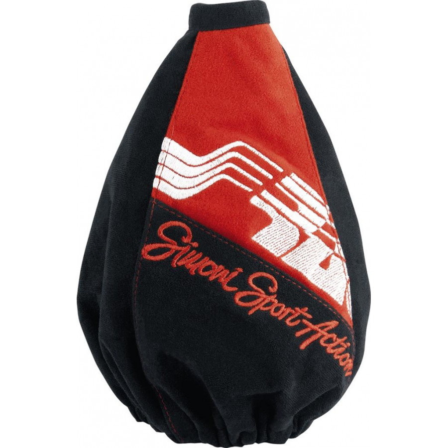 Simoni Racing Gear Shift Cover Sport Action noir/rouge Microfibre