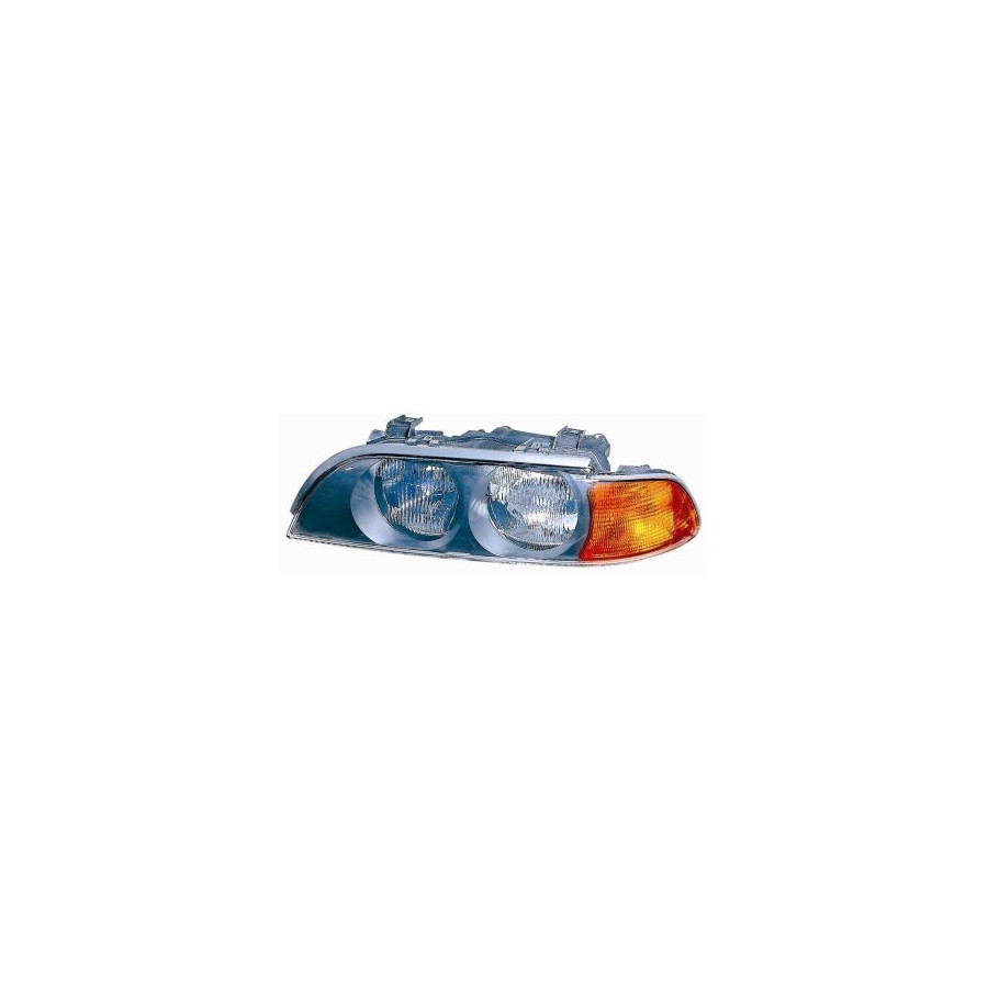 Phare gauche avec feu clignotant Jusqu'au -9/00 ORANGE H7+HB3 0639961 Van Wezel