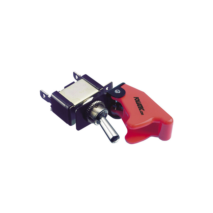 Foliatec Kill Switch Interrupteur On / Off sans LED - Couvercle rouge - 1 pièce