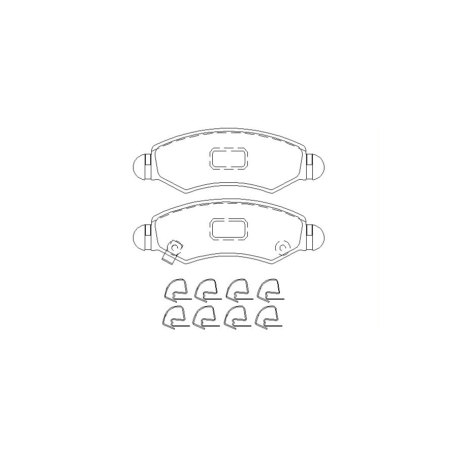 Textar Jeu De Plaquettes De Frein 2360501 2360501 Opel;Subaru;Suzuki;Vauxhall