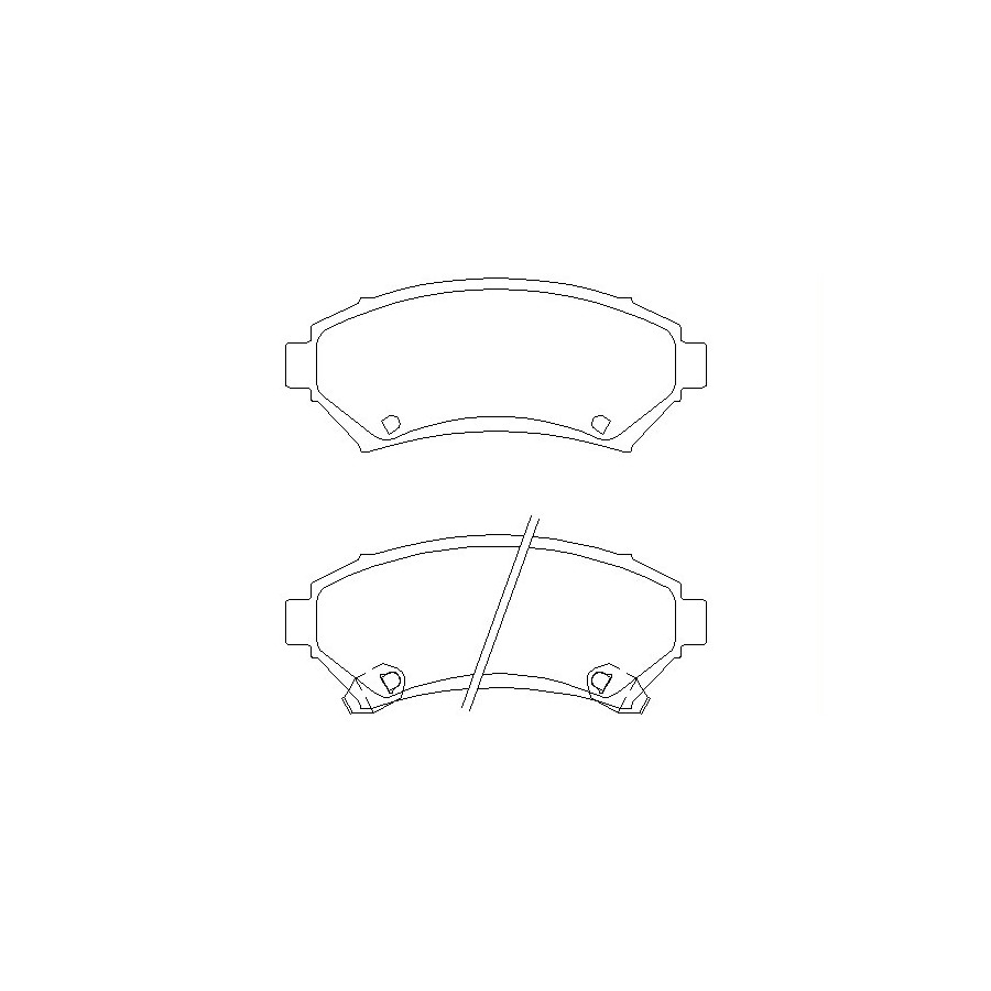 Textar Jeu De Plaquettes De Frein 2335801 2335801 Buick;Cadillac;Chevrolet;Opel;Pontiac;Vauxhall