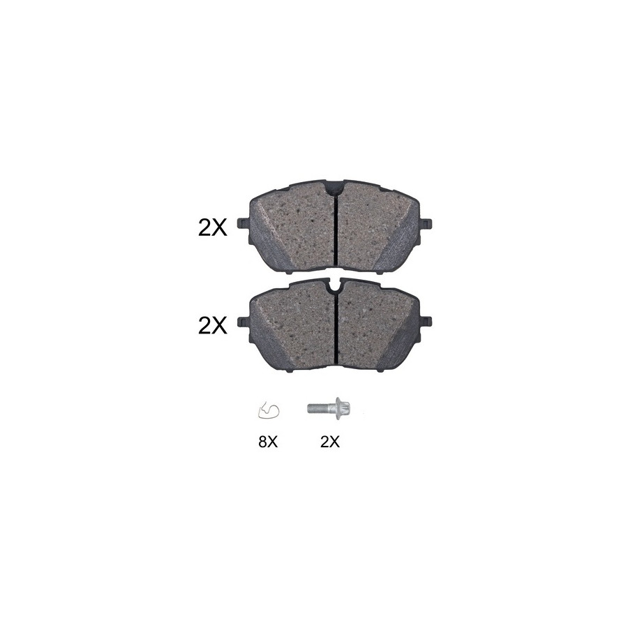 A.B.S. Jeu de 4 plaquettes de frein  ALL BRAKE SYSTEMS BV. 35102